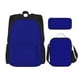thumbnail image 1 of Fotbe Navy Set Escolar 3 en 1 para Niños - Mochila Duradera con Lonchera Aislante y Estuche para Lápices - Mochila Escolar para Niños y Niñas, 1 of 7