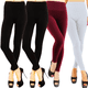 thumbnail image 1 of Pack 4 Colores Leggins Faja Termicos Afelpados Unitallas Yoga, 1 of 5