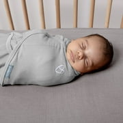 SwaddleMe by Ingenuity Original Swaddle for Baby, 100% Cotton, Improves Sleep & Calms Startle Reflex, 0-3 Months, 1.0 TOG, 2-Pack - Tropical Dino