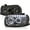 Chrome Housing Smoke Lens, variant on Spec-D Tuning Smoke Dual Halo SMD LED DRL Projector Headlights Compatible with 2005-2007 Ford Escape, Left + Right Pair Headlamps Assembly