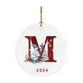 thumbnail image 2 of 2024 26 Letter Christmas Snowman Christmas Pendant - Acrylic Car Pendant Saint, 2 of 5