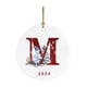 thumbnail image 2 of RKSTN christmas ornaments 2024 26 Letter Christmas Snowman Christmas Pendant - Acrylic Car Pendant Saint, 2 of 5