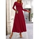 thumbnail image 4 of Vestido PRETTYGARDEN XL de punto acanalado y manga larga, conjunto de top corto, 4 of 7