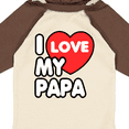 thumbnail image 4 of Inktastic I Love My Papa Boys or Girls Long Sleeve Baby Bodysuit, 4 of 5