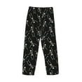 thumbnail image 3 of Lsque Happy Skeletons Dancing Print Men's Pajama Pants, Lounge Pant - Comfortable Home Wear,Elastic Waistband, Stylish Design-X-Large, 3 of 9