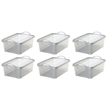 Advantus Rolling Storage Box, Letter/Legal, 15-Gallon Size, Clear ...