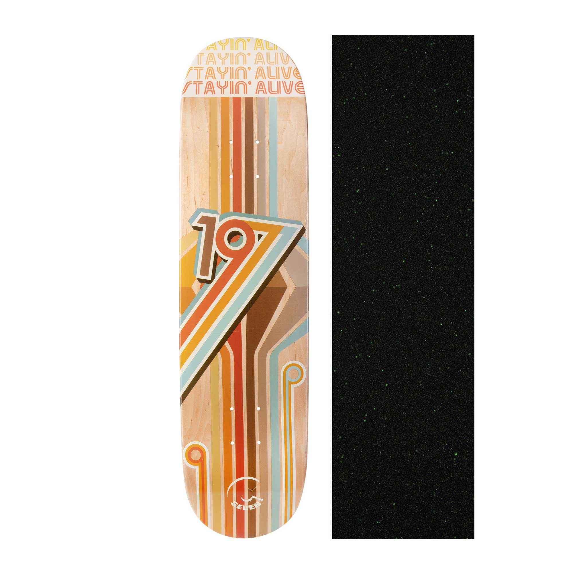Cal 7 Graphic Skateboard Deck with Grip Tape Canadian Maple 8.5