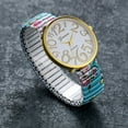 thumbnail image 6 of Avaner Women's Easy Reader Watch: Bohemian Printed Super Large Clear Number Stretch Wrist Watch Elastic Strap Watches for Women Ladies Wristwatch, 6 of 6