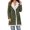 Army Green, variant on Sherpa Lined Jacket Women Double Breasted Fleece Trim Midi Long Coat Winter Fall Warm Thick Windproof Peacoat Outerwear with Pockets
