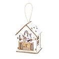 thumbnail image 3 of Zynviq White House Santa Sack and Gift Box Scene Lighted Decor for Christmas Village, 3 of 6