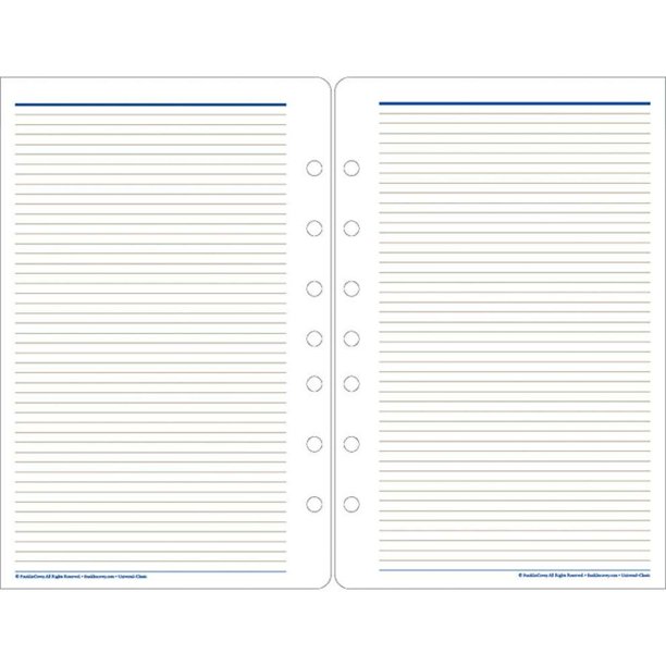 Franklin Covey High Quality Lined Page Refills