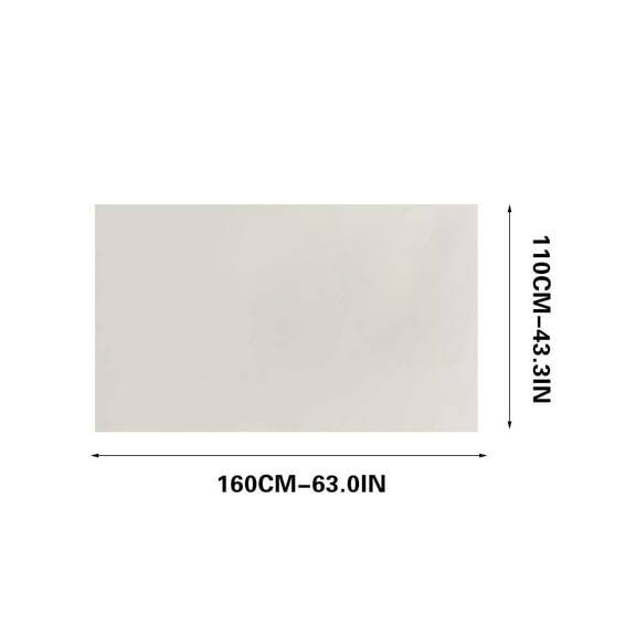 CheAAlet White Sheepskin Restaurant Tablecloth Disposable, Oil Proof No Wash White Coffee Table Cover, Disposable Plastic Tablecloth for Events and Daily Use