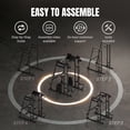 thumbnail image 6 of Mikolo M11 Smith Machine with 260 LBS Weigth Stack, 2200lbs Squat Rack with LAT-Pull Down System & Cable Crossover Machine, Training Equipment with Leg Hold-Down Attachment, 6 of 16