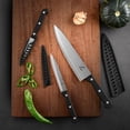 thumbnail image 4 of Juego de cuchillos COKUMA Kitchen, 3 unidades con funda Chef, 20 cm, utilitarios, 11 cm, 4 of 8