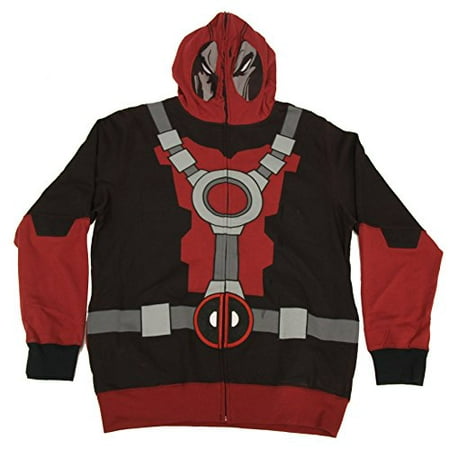 Marvel Deadpool Mr. Pool Costume Hoodie Sweatshirt