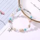 thumbnail image 3 of Tobillera con eslabones de amistad para chicas adolescentes a la moda, regalo de joyería, tobillera con dijes para mujeres y niñas, 3 of 5