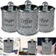 thumbnail image 4 of Juego de botes de azúcar para té y café con tapa, tarro de cristal multiusos para almacenamiento de cocina, relleno de cristal triturado, el mejor regalo, 3 uds., 4 of 5