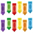 thumbnail image 1 of 12 Pcs Back to School -Decorations Crayon Classroom Ceiling Decor Paper Lanterns Hanging Honeycomb Rainbow Balloons, 1 of 7