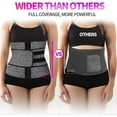 thumbnail image 6 of COMFREE Women's Sauna Waist Trainer Sweat Belt Compression Trimmer Workout Fitness Shapewear, 6 of 7