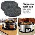 thumbnail image 3 of Bobasndm Oval Slow Cooker Heat Resistant Mat for 6-8 Quart, Appliance Slider Function Countertop Protector Compatible with Crock-Pot/Elite Gourmet etc 6-8 Quart Oval Slow Cooker, 3 of 9