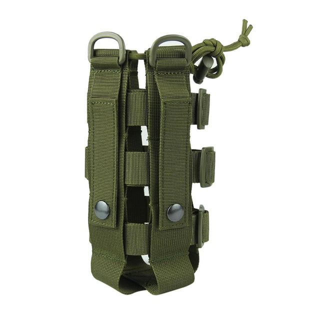 Portador de la bolsa de la botella de agua de Molle al aire libre, bolsa de de la botella de agua ligera verde Zulema Bolsa de botellas deportivas