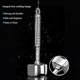 thumbnail image 3 of Professional Meat Tenderizer, Meat Mallet Hammer Stainless Steel Double Sided Meat Tenderizer, Steak Hammer With Non-slip Handle--, 3 of 4