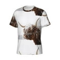thumbnail image 3 of Rocae Yak for Men's Moisture-Wicking Crew Tee - T-Shirt for Sports, Outdoor Activities, and Casual WearLarge, 3 of 9