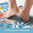 thumbnail image 5 of Kitchen Mat 2 PCS, Anti Fatigue Kitchen Mats for Floor, Waterproof Non Slip Kitchen Rugs, Cushioned Foam Standing Mat for Laundry, Sink, Oven, Desk, Office (White), 5 of 6