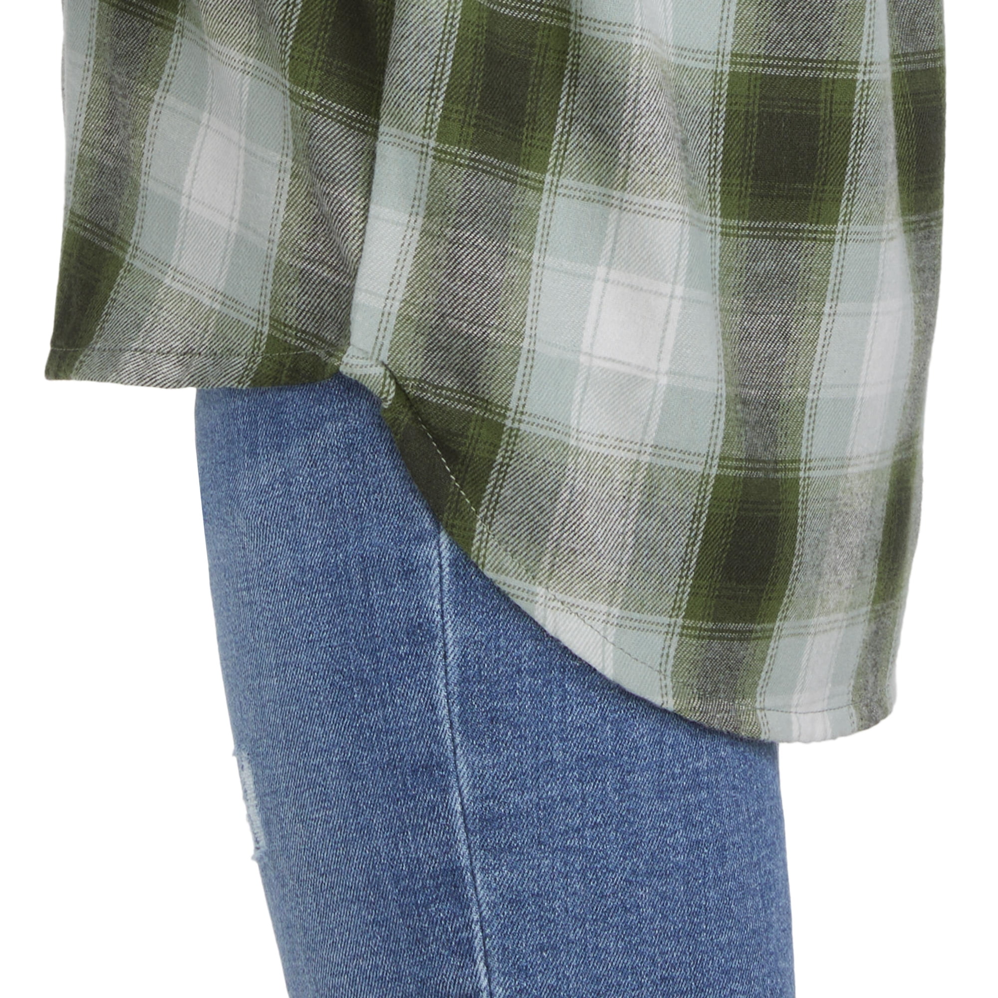 Levi's Girls' Flannel Hooded Top, Sizes 7-16