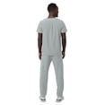 thumbnail image 2 of Adar Addition Go-Basic Scrub Set For Men - Classic V-Neck Scrub Top & Cargo Scrub Pants - A9300 - Silver Gray - L, 2 of 7