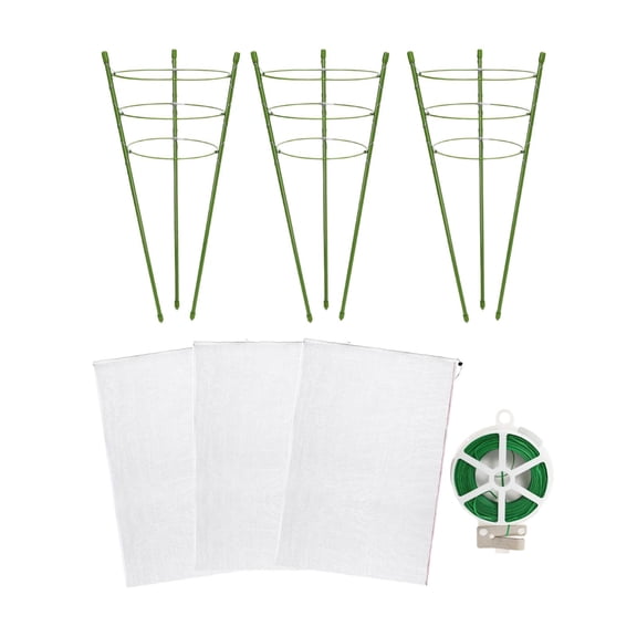 Gazechimp Tomato Cages for Garden Plant Support Stake for Cherry Flowers Balcony