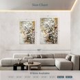 thumbnail image 3 of Elephant Stock Earth Melodies Wall Art - Vertical Multi Panel Canvas - Hallway Wall Decor - Abstract Multi Panel - White And Gray Decor By Mara Galvao - 42" x 65", 3 of 4