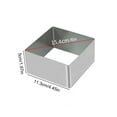 thumbnail image 5 of Square Mousse Mold Rings NonStick Pastry Mould Baking Tool for Home Baking, 5 of 21