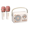thumbnail image 2 of kusrkot Mini Speaker Practical Multipurpose Musical Toy with Microphone Karaoke Machine White, 2 of 9