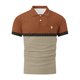 thumbnail image 4 of Blusa y camisa de manga corta con cuello vuelto para hombre, blusa de manga corta con solapa y botones estampados, blusa de poliéster para hombre, 4 of 5