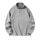 thumbnail image 3 of Kalauyu Mens Fuzzy Fleece Sweatshirt Quarter Zip Pullover Long Sleeve Winter Fall Outdoor Warm Outerwear, 3 of 8