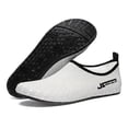 thumbnail image 6 of Barefoot Shoes for Women Slip On Wide Toe Box Zero Drop Non-Slip Lightweight Breathable Walking Running Hiking Grounding Footwear Women Outdoor Trail Gym,White 42, 6 of 6