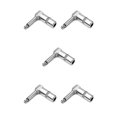 thumbnail image 2 of Guardoinrt 6.35mm Right Angle for Jack 1/4 Inch Mono Microphone Terminal Adapter Connector Replacing Parts Stringed Equipment Supplies Normal 5Set, 2 of 6