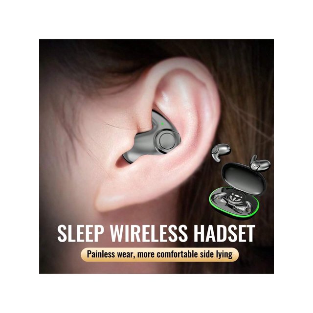 Wireless Earphones For Sleep/Sports, True Wireless Stereo Earbuds With In-Built Microphone, In-Ear Style