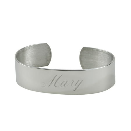 Personalized Pewter Cuff Bracelet With Gift Box Included Personalized Pewter Cuff Bracelet With Gift Box Included