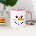 thumbnail image 3 of CafePress - Snowman Face Mugs - 11 oz Ceramic Mug - Novelty Coffee Tea Cup, 3 of 4