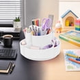 thumbnail image 6 of Multi Functional Rotating Pen Container Student Creatives Pen Container Office Desktop Storage Box Pen Container and Note Tray Makeup Brush Storage Box, 6 of 7