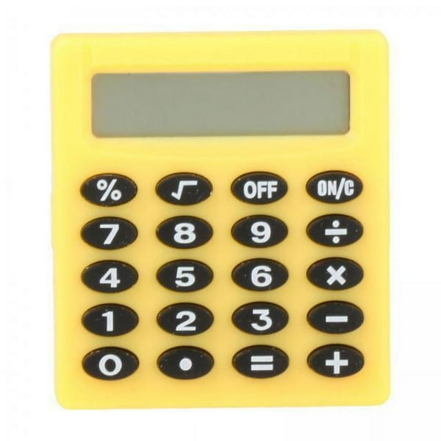 2-6 Pack Calculadora portátil de 8 dígitos Cálculos simples para el hogar escolar 2 piezas