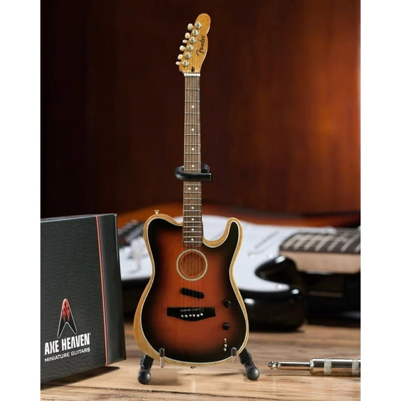 Axe Heaven Fender Acoustasonic Telecaster - Sunburst Mini Guitar FT-014