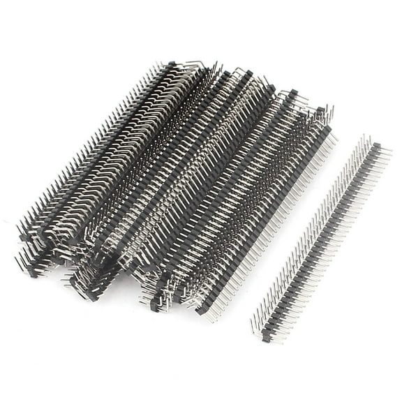 24Pcs Dual Row 2x40Pin 2.0mm Right Angle Male Pin Header IC Connectors