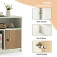 thumbnail image 4 of Gymax 2 PCS Nightstands Side End Beside Table w/ Storage Shelf for Bedroom Living Room, 4 of 10