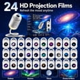 thumbnail image 3 of HD Smart Dynamic 5D Holographic Night Light Projector, 360° USB Powered Galaxy Ocean Projector with 12 Films, 3 of 7