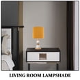 BESTYASH Yellow Cloth Drum Lampshade Replacement for Table Lamps and ...
