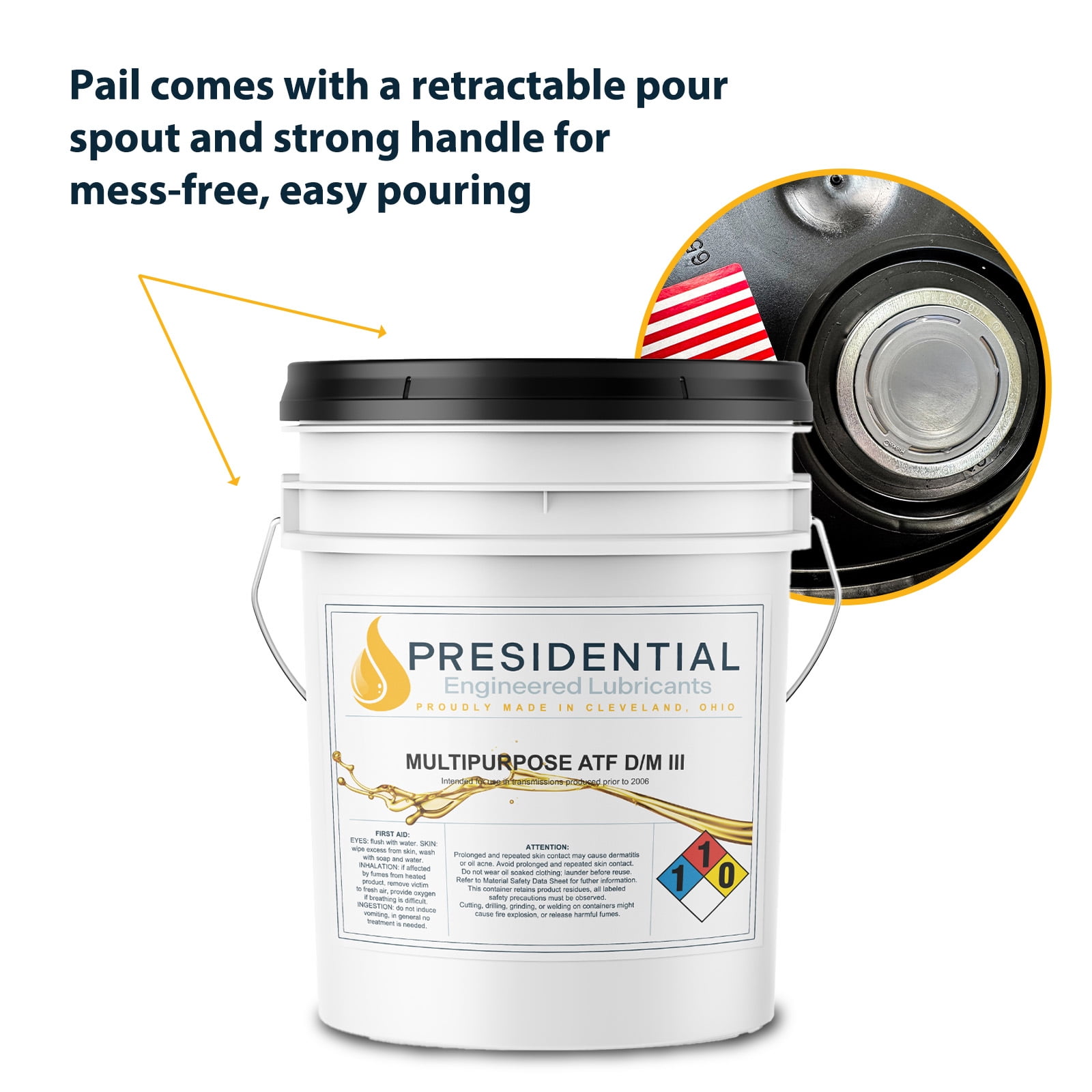 Presidential Multipurpose Automatic Transmission Fluid - DEX/MERC III – 5 Gallon