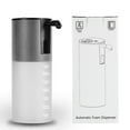 thumbnail image 3 of Yeacher 350mL Automatic Foaming Soap Dispenser Infrared Motion Sensor Touchless Foaming Soap Dispenser Battery Operated Desktop Sanitary Infrared Soap Dispenser for Home Kitche Toilet Office Hotel, 3 of 8